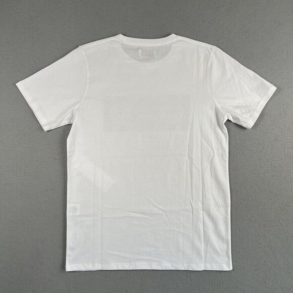 NWT Saturdays NYC White Mosaic Block Short Sleeve Crew Neck Shirt Men’s Size S - Picture 16 of 16